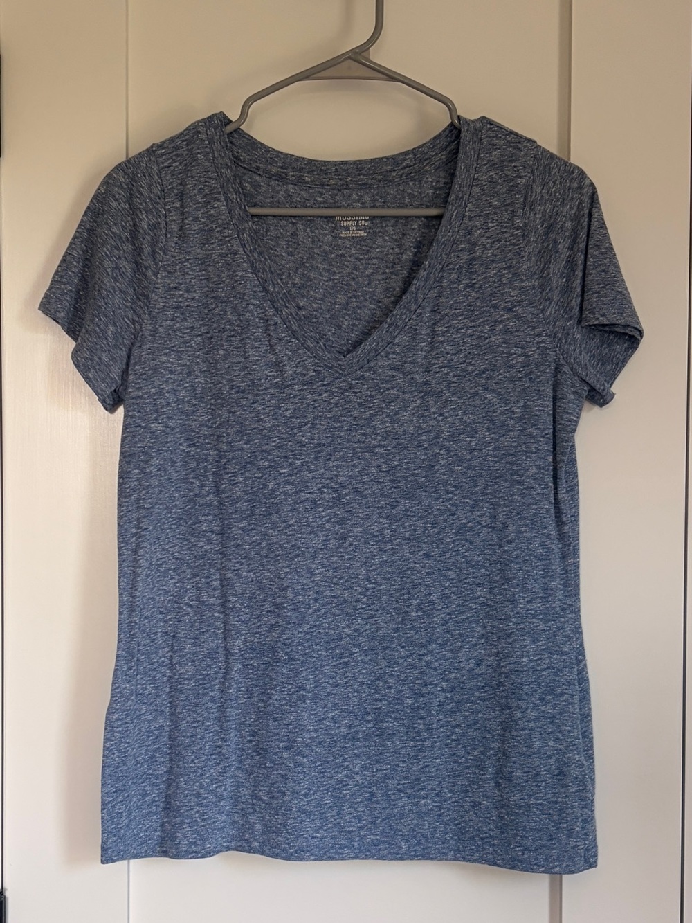 Mossimo blue tee, size Large
